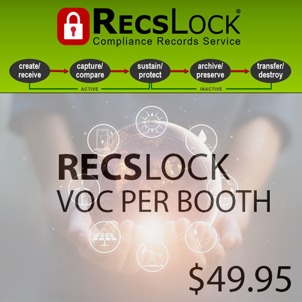 RecsLock VOC ADD-ON per booth